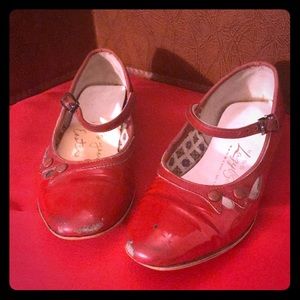 Vtg. Children’s Miss Lazy Bones Red Shoes